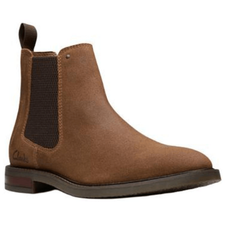 Clarks Chelsea Boots Light Brown — фото 8