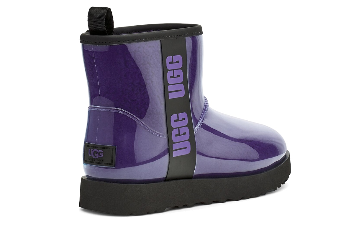 Ugg Classic Clear Mini Black Purple — фото 10