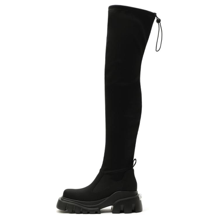 Daphne Lab Over-the-Knee Boots Black — фото 7