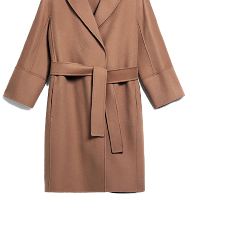 ’S MAX MARA 'S MAX MARA Arona Brown Coat — фото 5