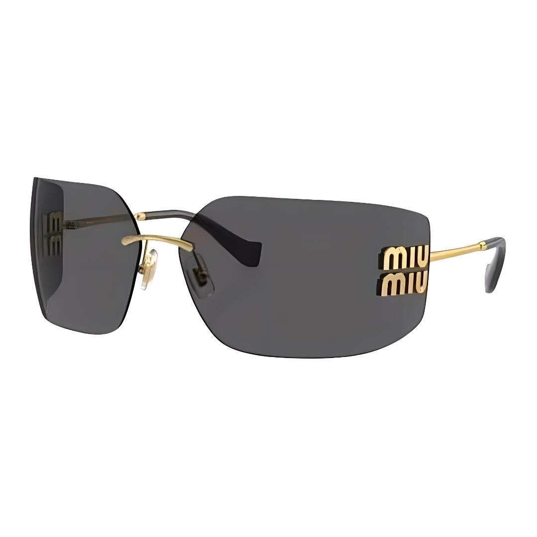 Очки Miu Miu Side Logo Sunglasses Gold
