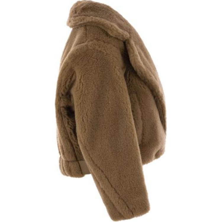 MaxMara Short Collar Jacket Brown — фото 2