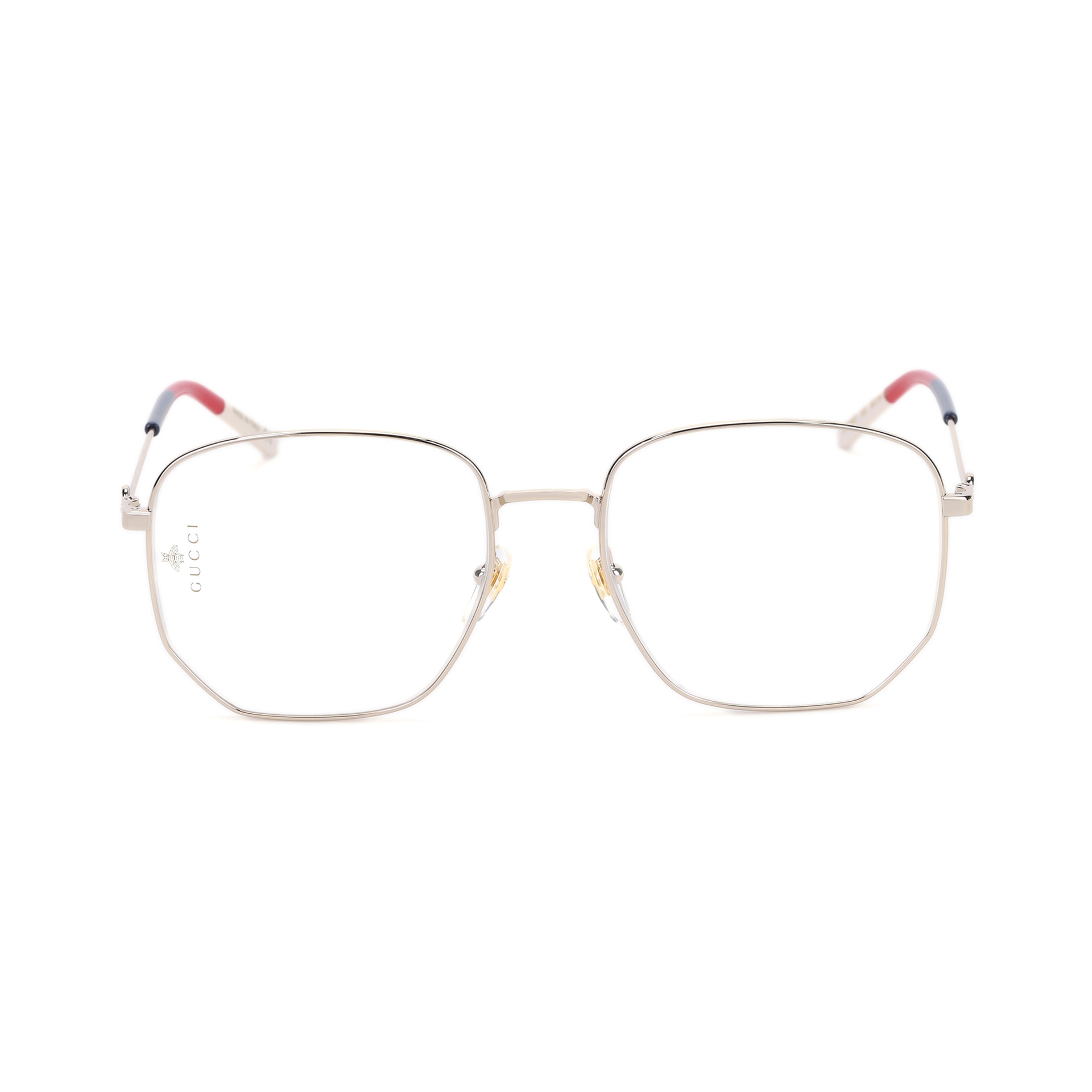 Gucci Transparent Gold Frame Optical Glasses — фото 2
