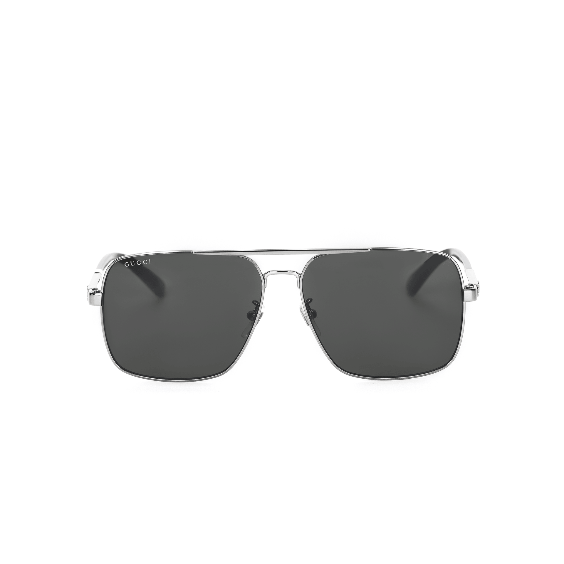 Gucci Rectangular Sunglasses Black — фото 2