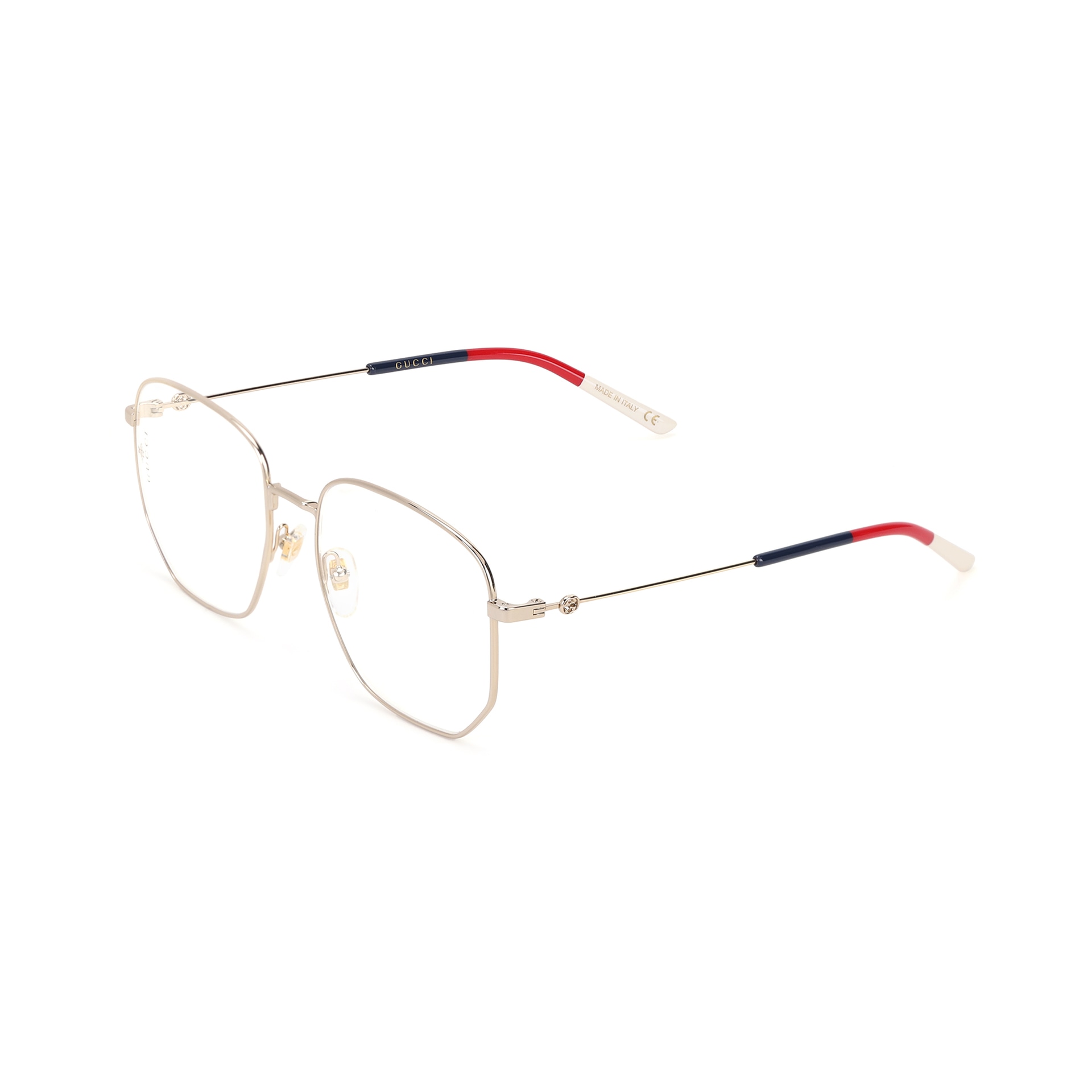 Очки Gucci Transparent Gold Frame Optical Glasses