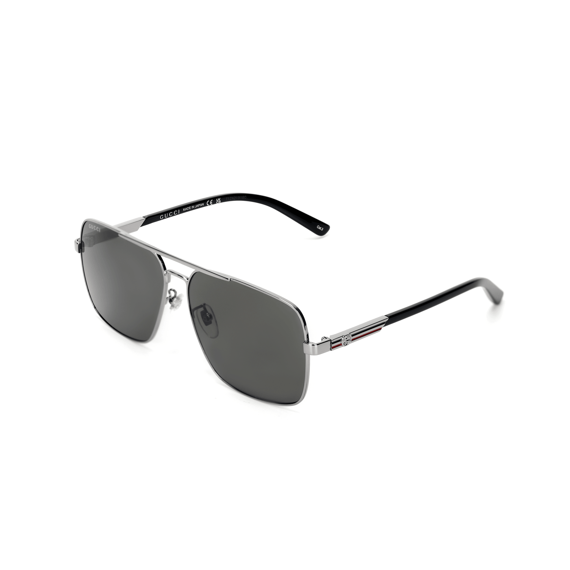 Очки Gucci Rectangular Sunglasses Black