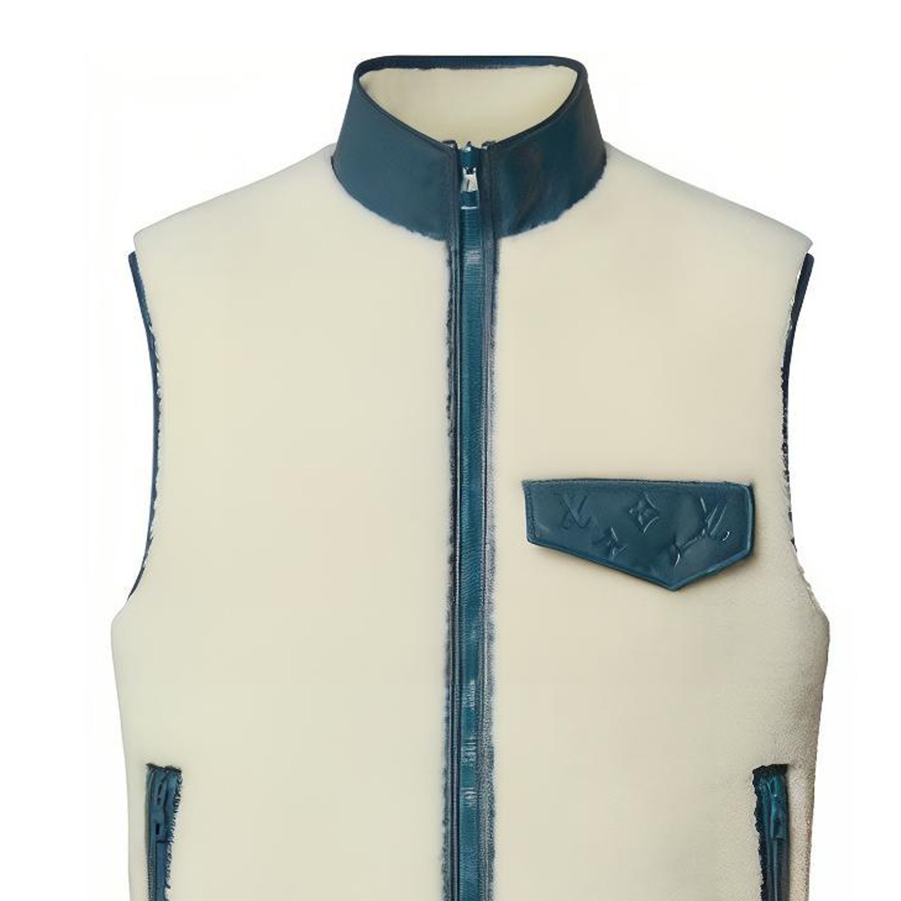 Louis Vuitton FW22 Colorblock Suede Vest — фото 4