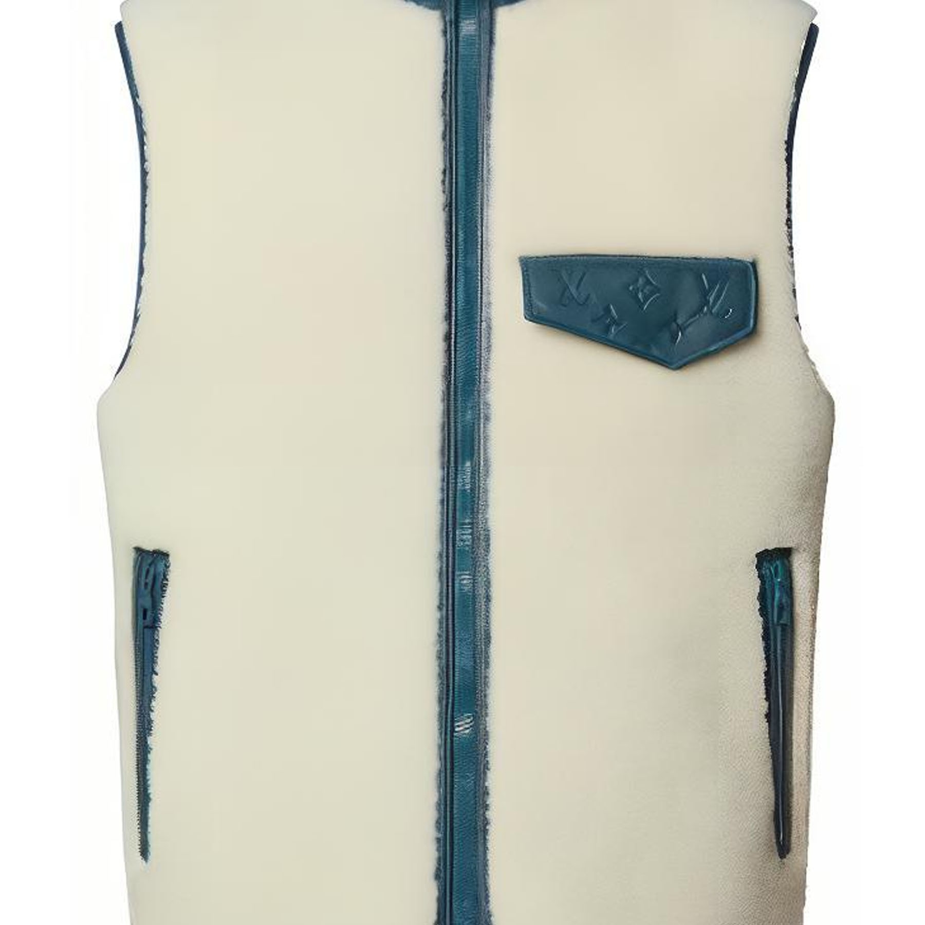 Louis Vuitton FW22 Colorblock Suede Vest — фото 5