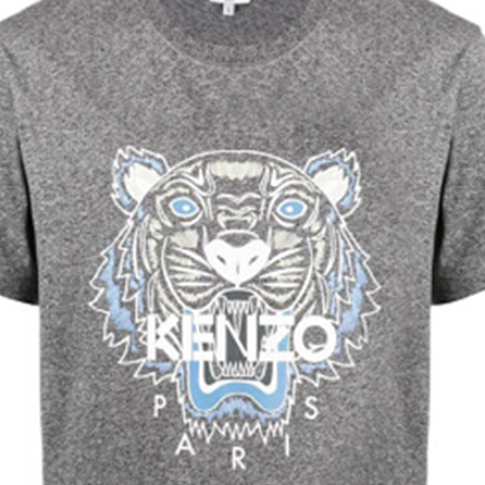 Kenzo Classic Tiger Print T-Shirt Grey — фото 4