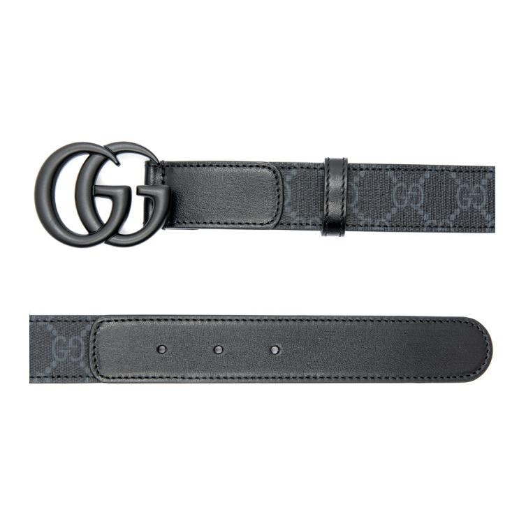 Gucci Leather Belt Black — фото 5