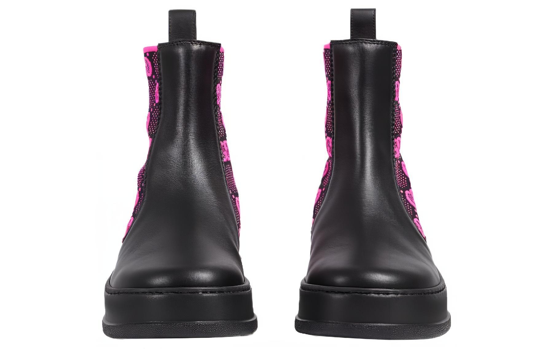 Gucci Chelsea Boots Black Purple — фото 9