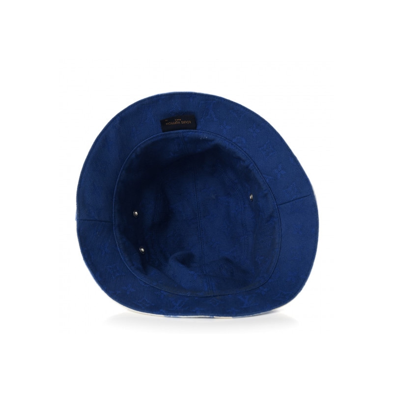 Louis Vuitton Reversible Bucket Hat Blue — фото 2