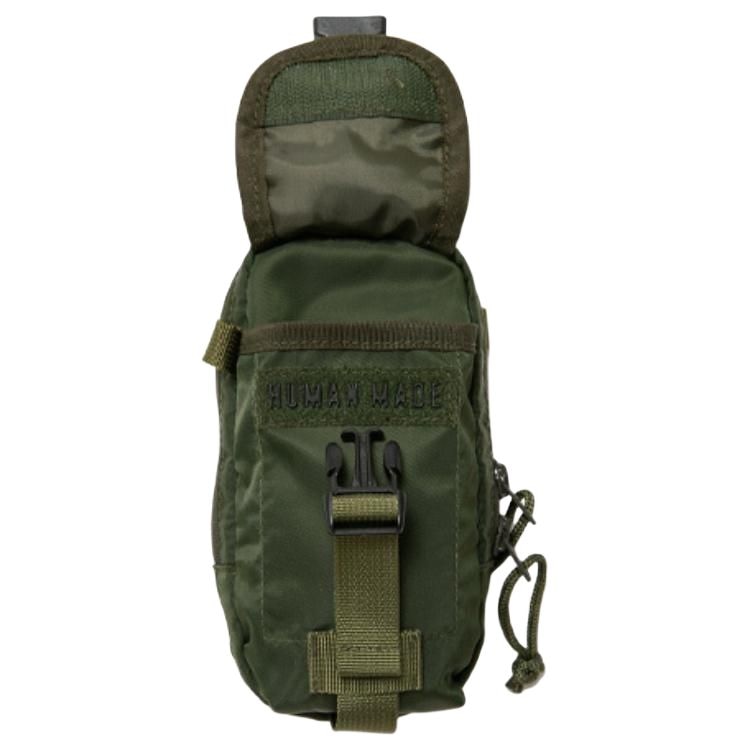 Human Made Nylon Mini Crossbody Bag Olive — фото 3