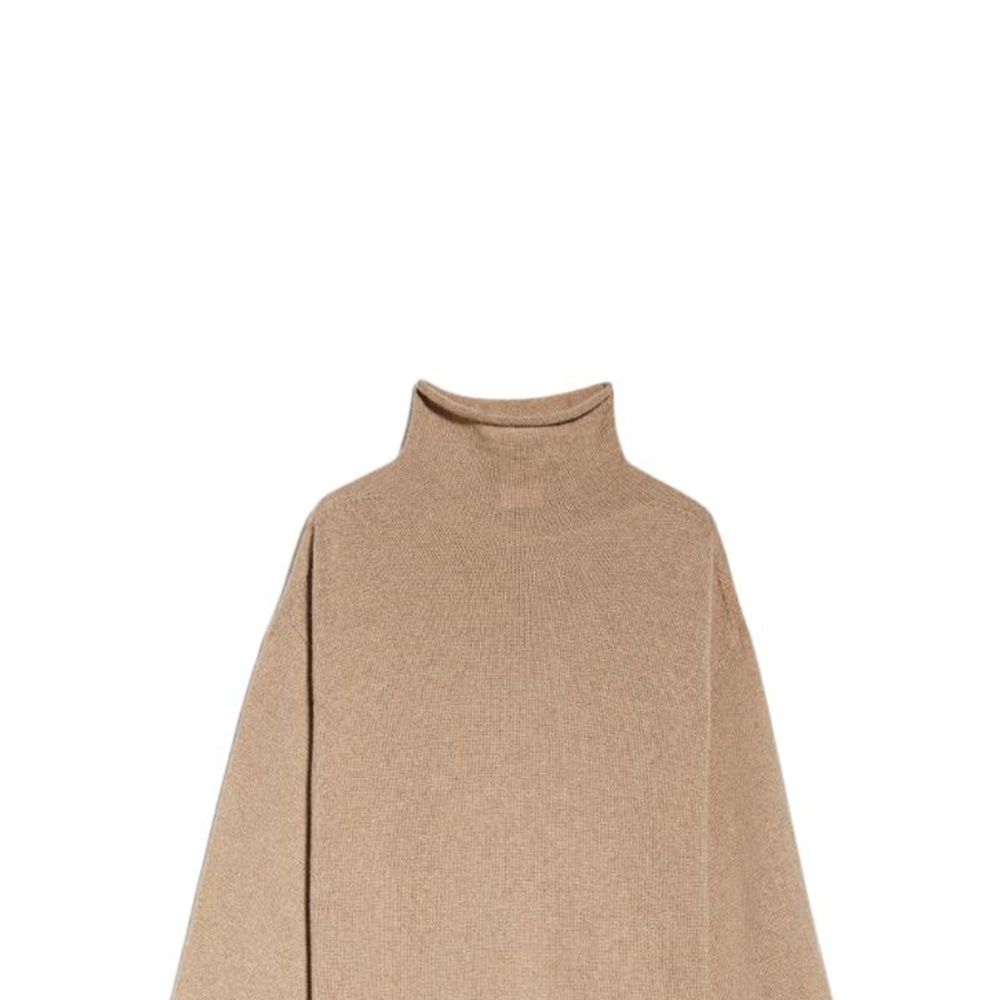 MaxMara MAX MARA Baldo Cashmere Polo-Neck Sweater Honey — фото 1