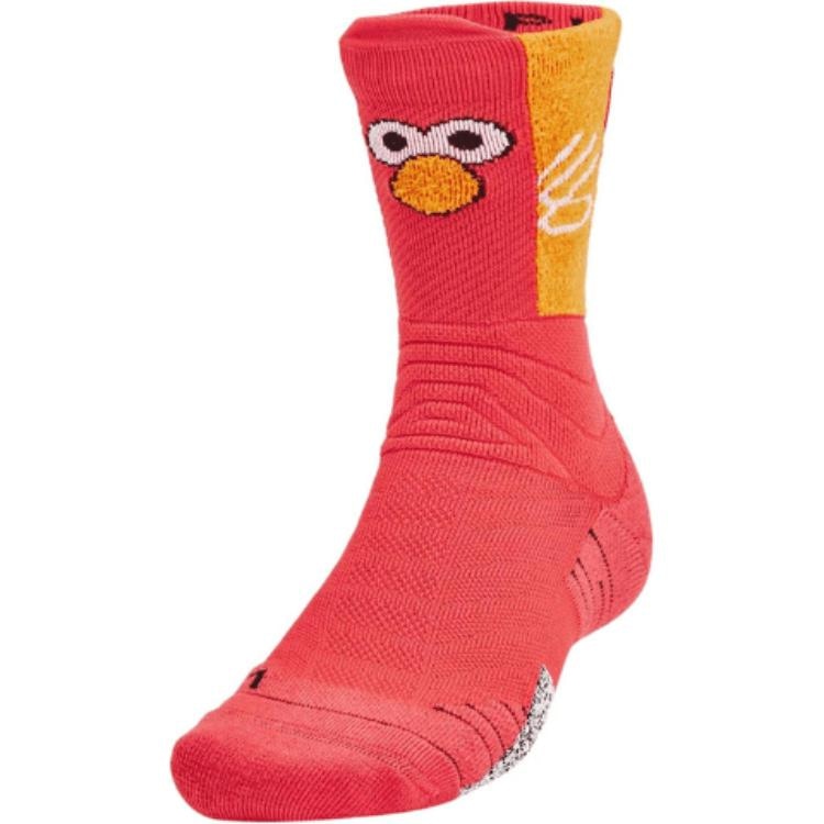 Under Armour Sesame Street SS22 Socks Red — фото 1