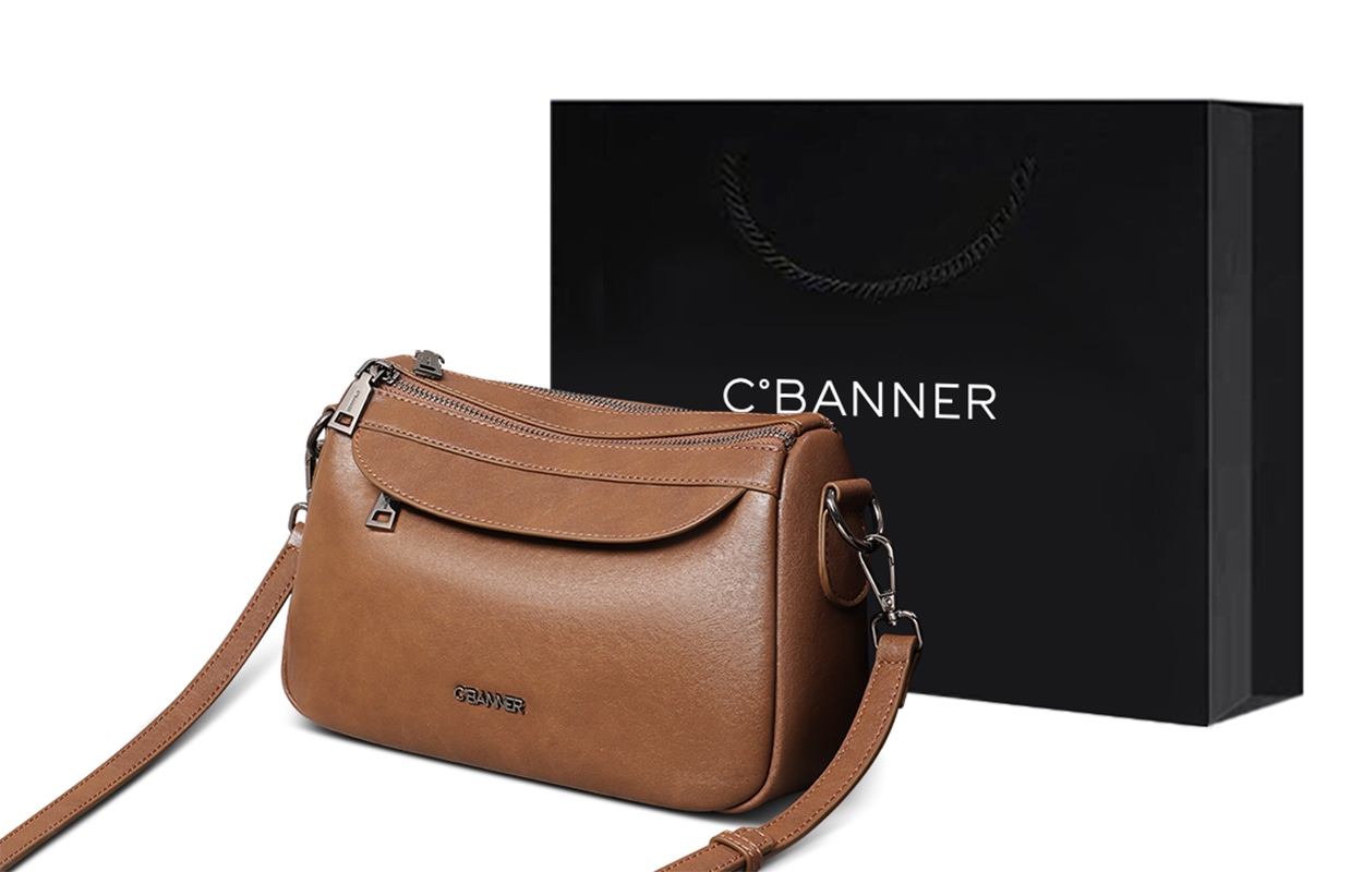 千百度C°BANNER C°BANNER Crossbody Bag Brown