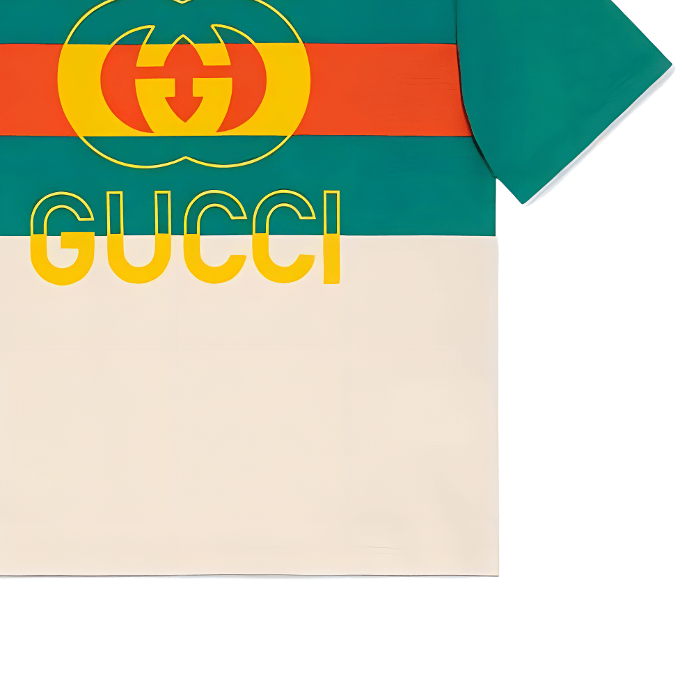 Gucci SS23 Colorblock Logo Tee — фото 4