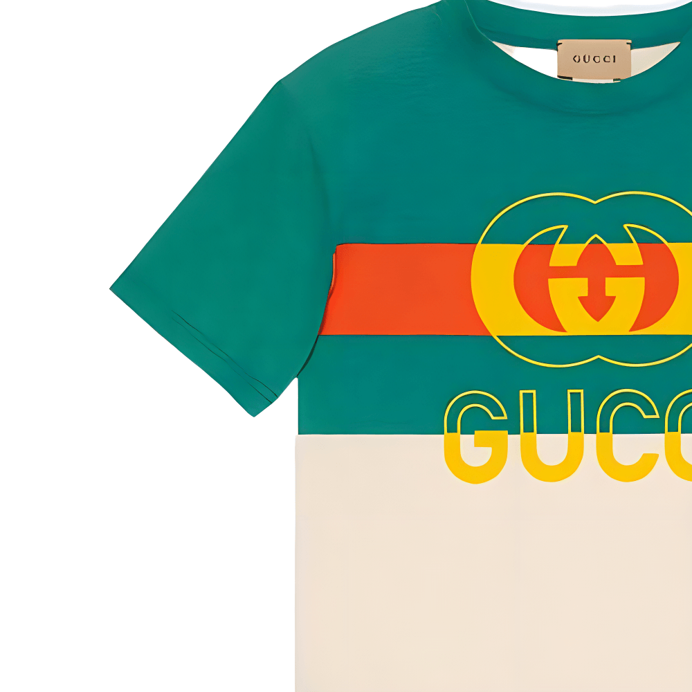 Gucci SS23 Colorblock Logo Tee — фото 3