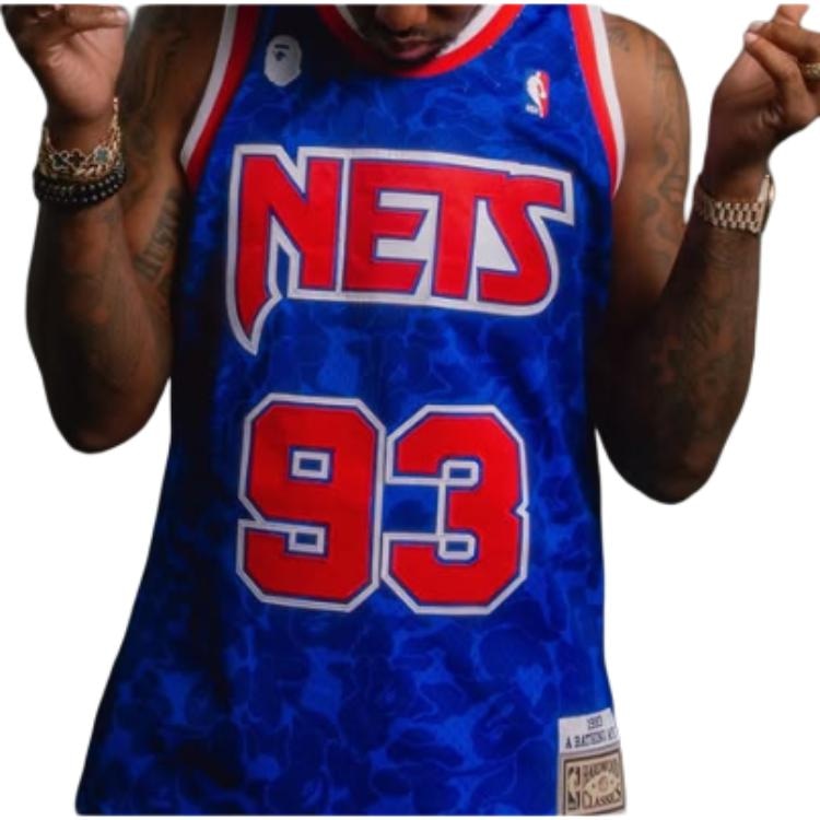 A BATHING APE BAPE Brooklyn Nets Jersey Tanktop — фото 4