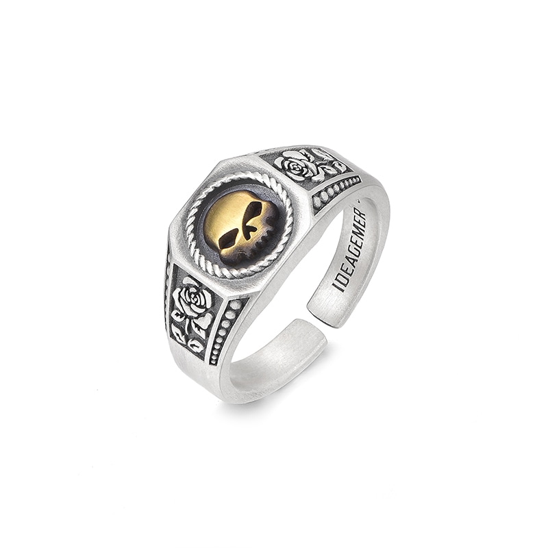 IDEAGEMER Skull Ring