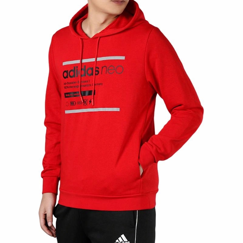 Adidas Neo Hoodie Red — фото 4