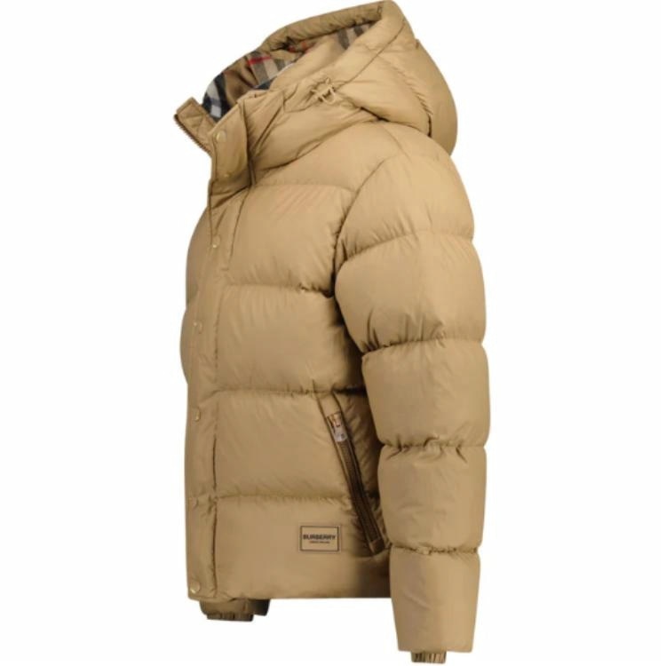 Burberry Quilted Down Jacket Beige — фото 5