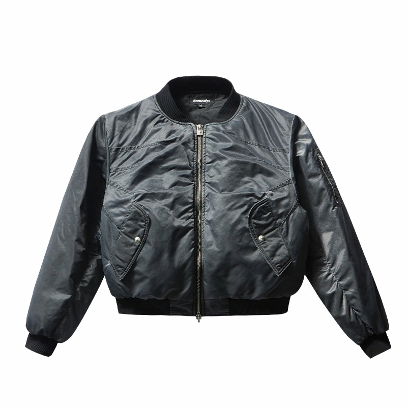 REMEDY Bomber Jacket Black — фото 1