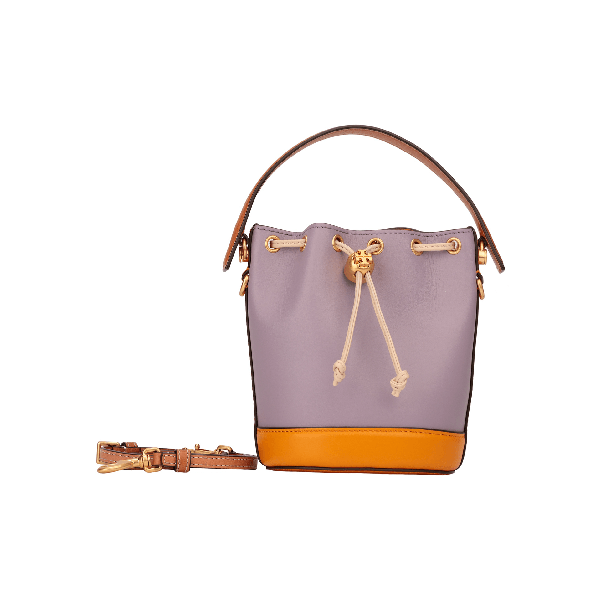 TORY BURCH/汤丽柏琦 Tory Burch T Monogram Drawstring Bucket Bag