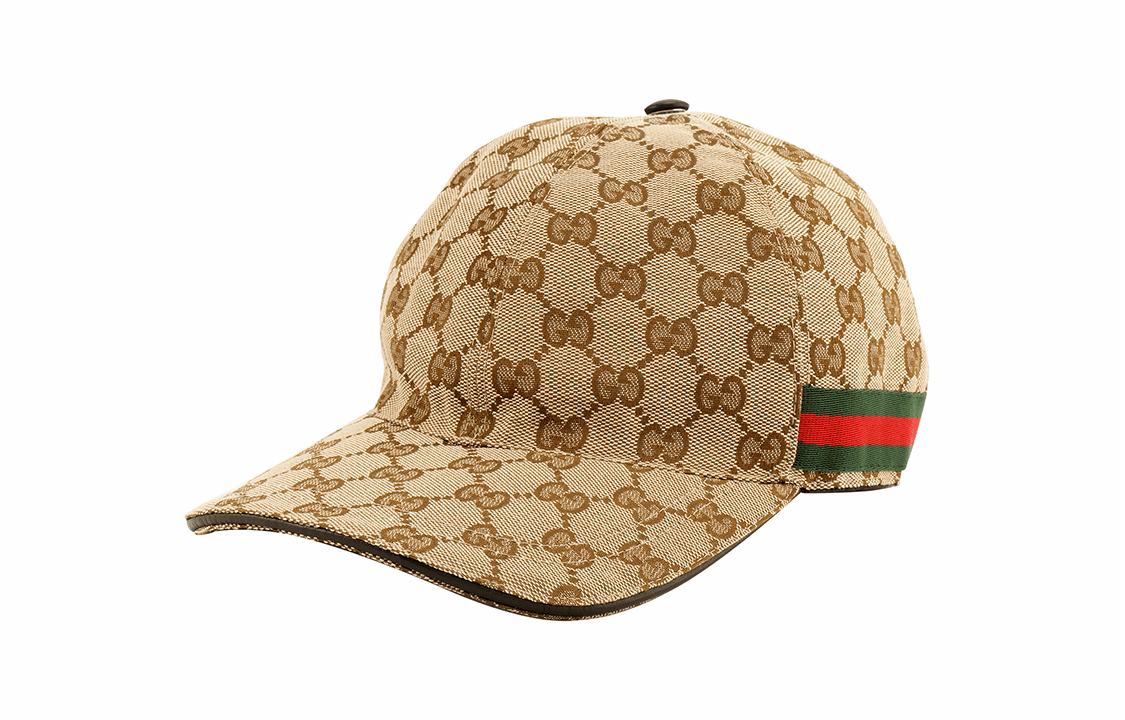 GUCCI/古驰 Gucci GG Pattern Baseball Cap Brown