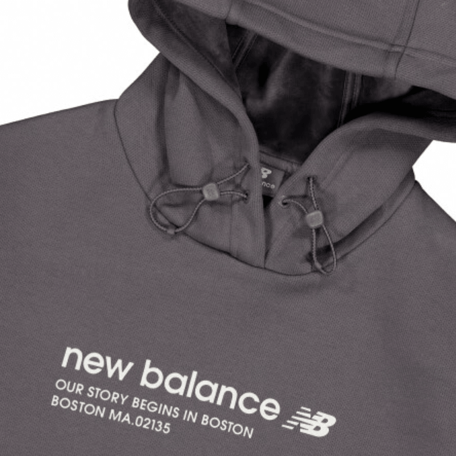 New Balance Hoodie Brown — фото 3