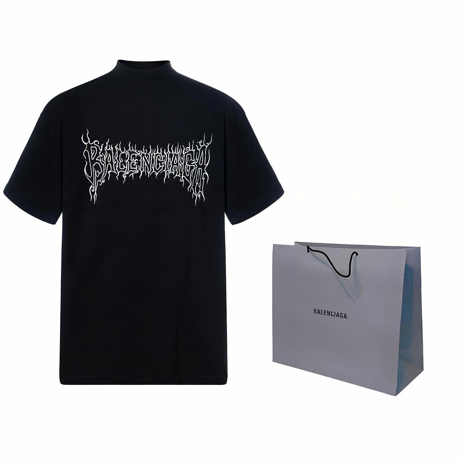 Balenciaga FW23 Black T-Shirt — фото 2