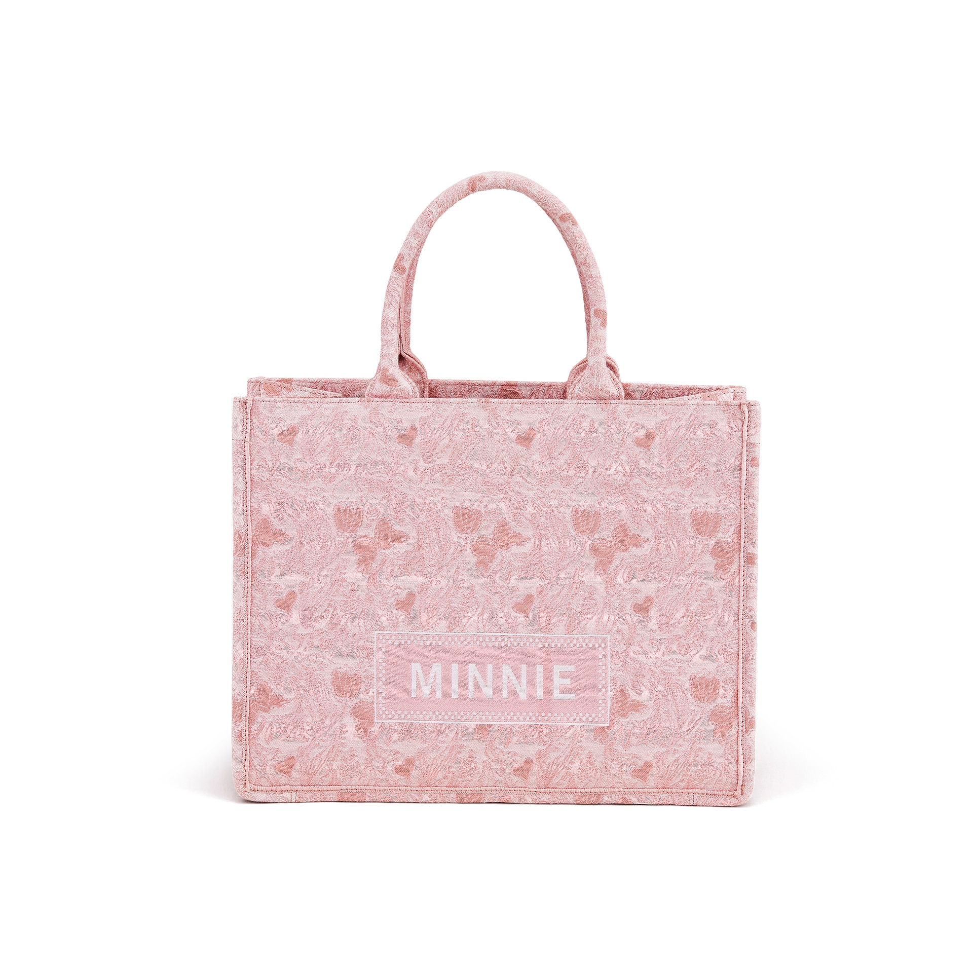 Disney/迪士尼 Disney Minnie Canvas Tote Bag Pink