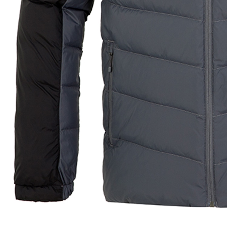 The North Face 550 Hooded Down Jacket Gray — фото 2