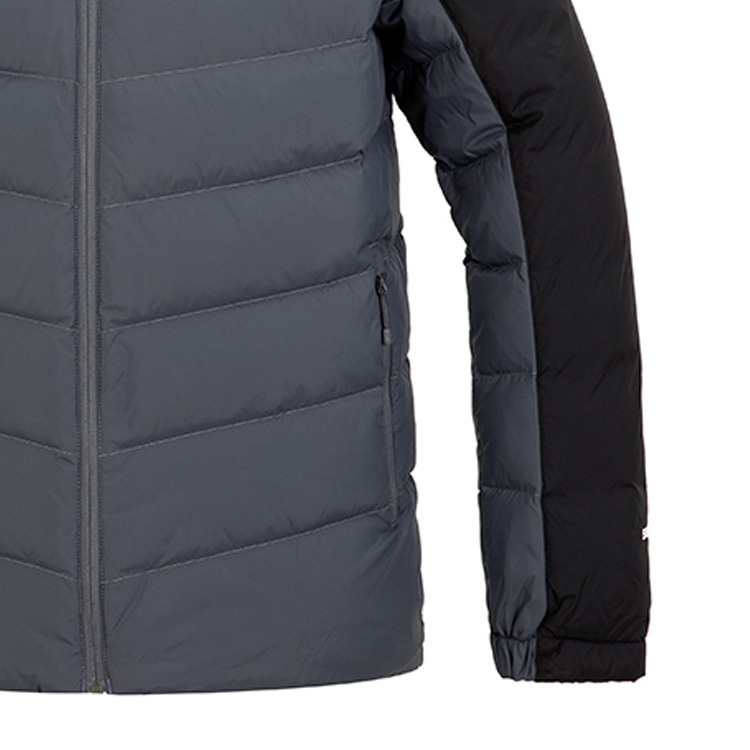 The North Face 550 Hooded Down Jacket Gray — фото 1