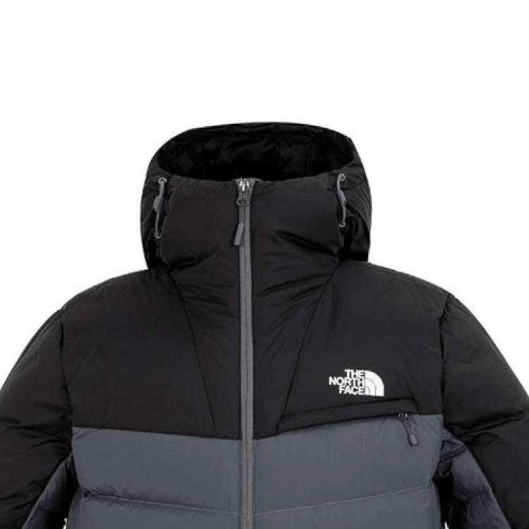 The North Face 550 Hooded Down Jacket Gray — фото 3