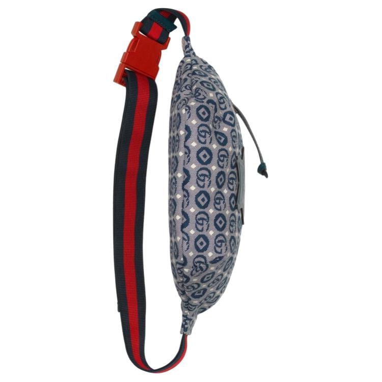 Gucci GG Star Logo Belt Bag Blue Kids — фото 4