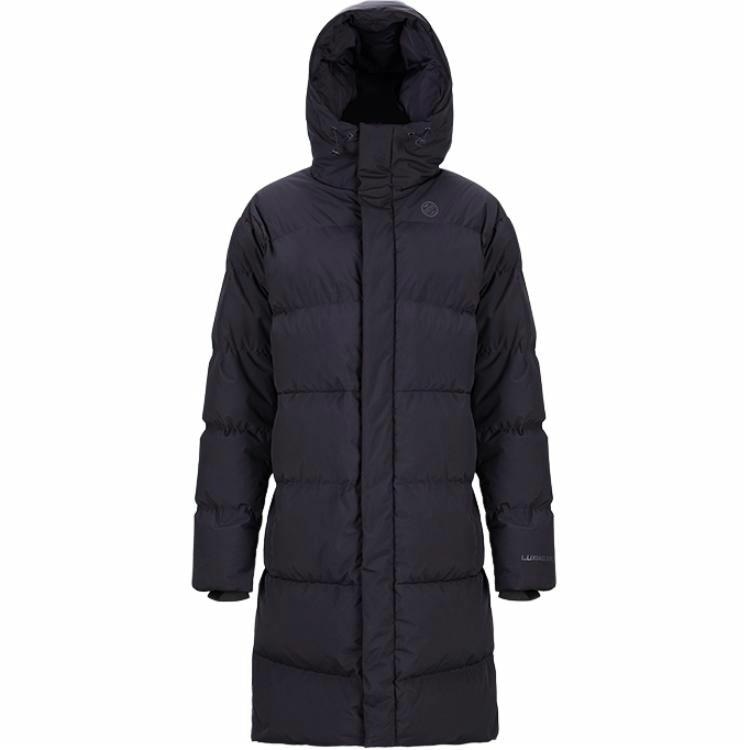 LUXIAOJUN Long Down Coat Black