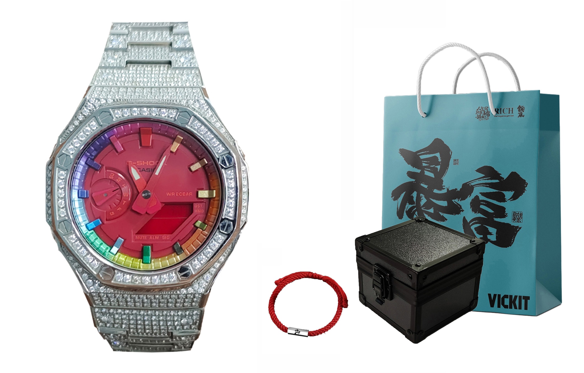 CASIO/卡西欧 Casio GA-2100 Custom Red