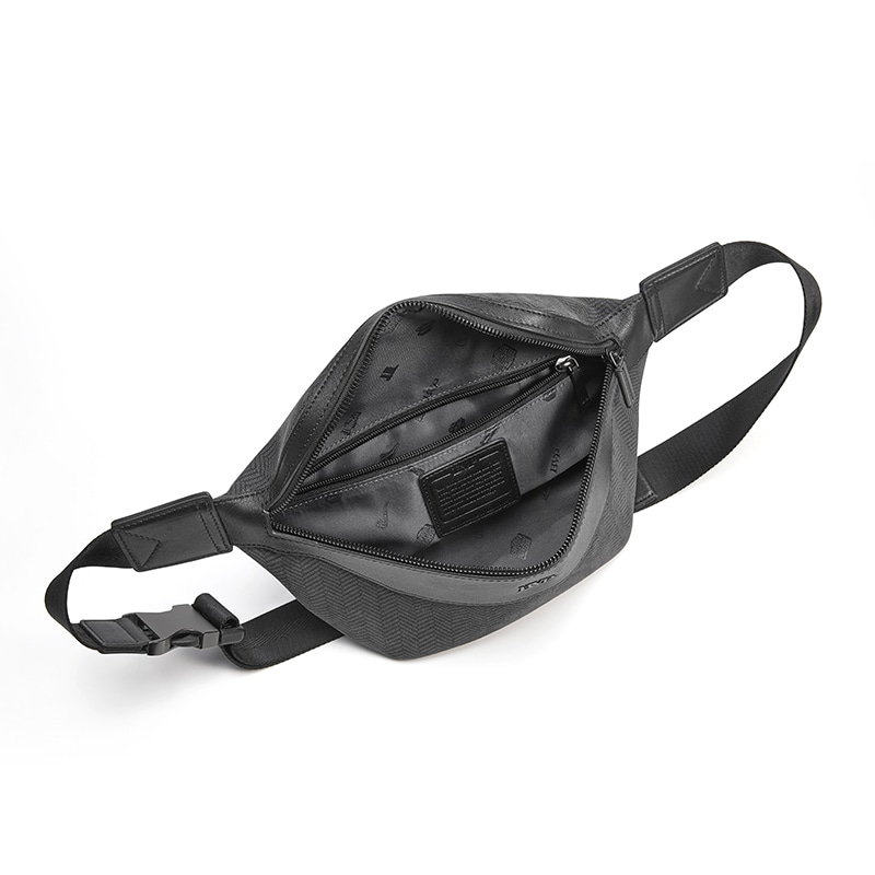 Bvp Casual Leather Waist Bag Black — фото 2