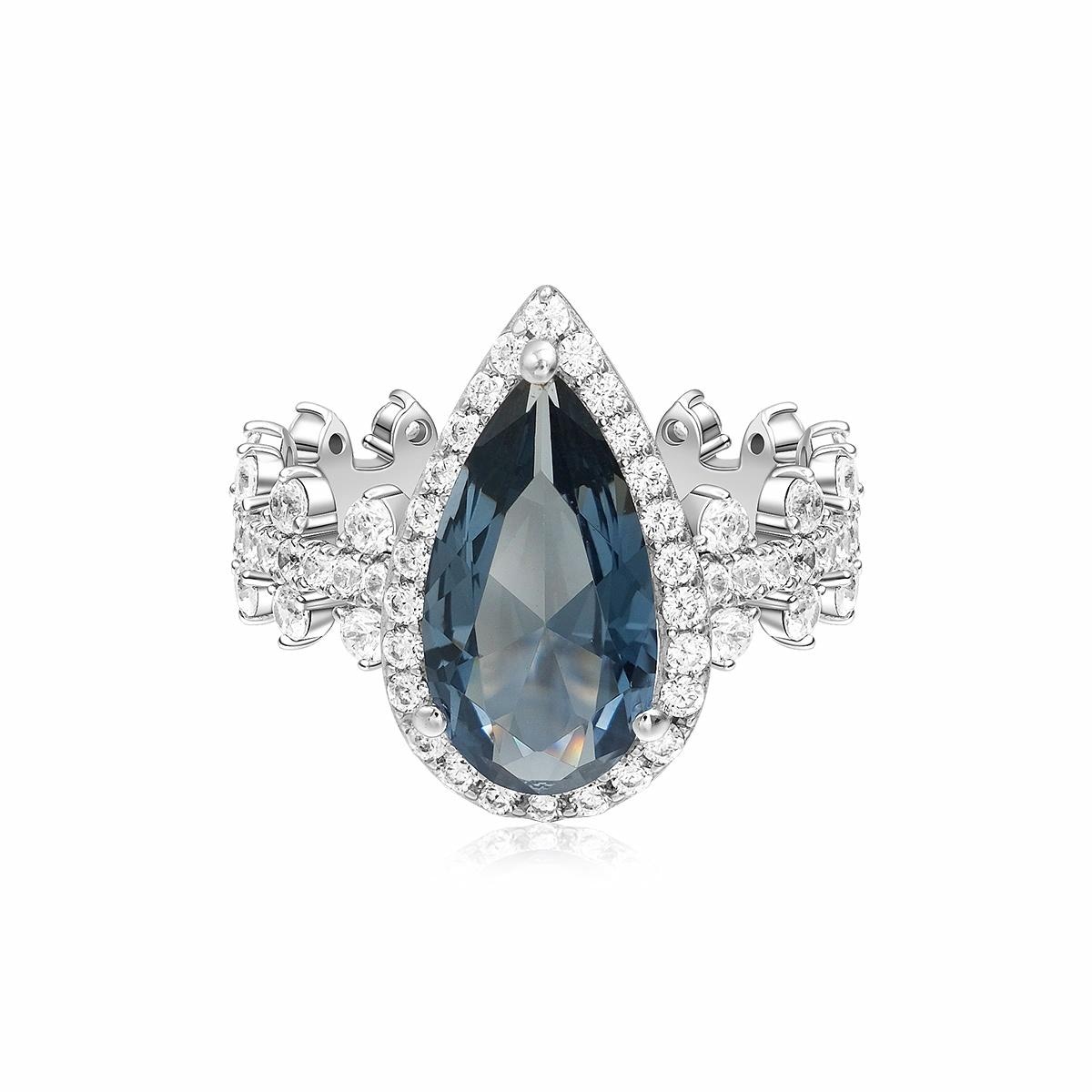 apm Monaco Teardrop Ring Silver