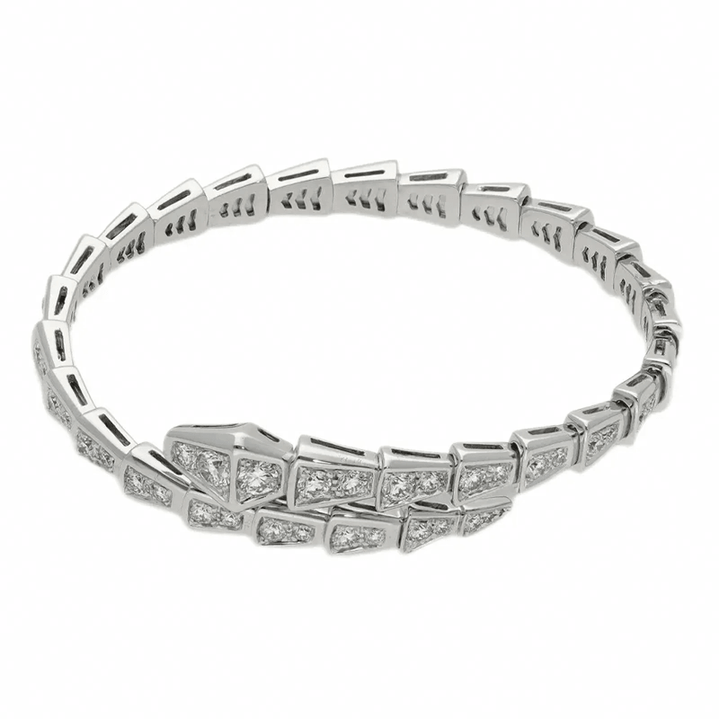 BVLGARI/宝格丽 BVLGARI Serpenti 18k White Gold Bracelet
