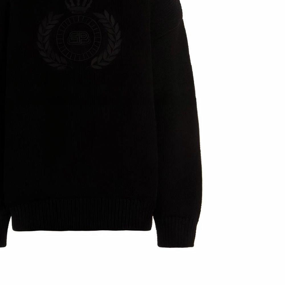 Balenciaga Logo Crewneck Sweatshirt Black — фото 6