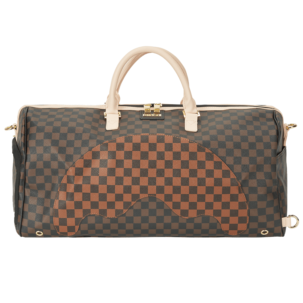 Sprayground PVC Travel Bag Brown