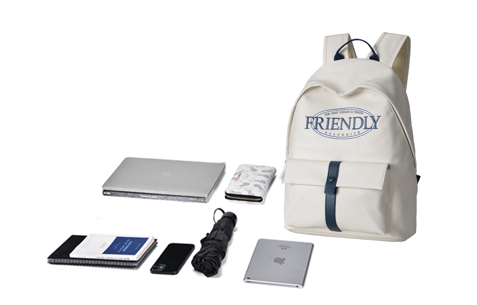 Draconite Backpack Blue/Beige — фото 9