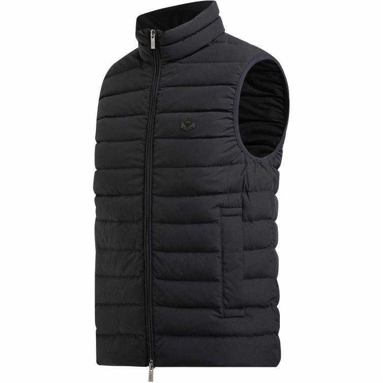 Emporio Armani Quilted Vest Navy — фото 2