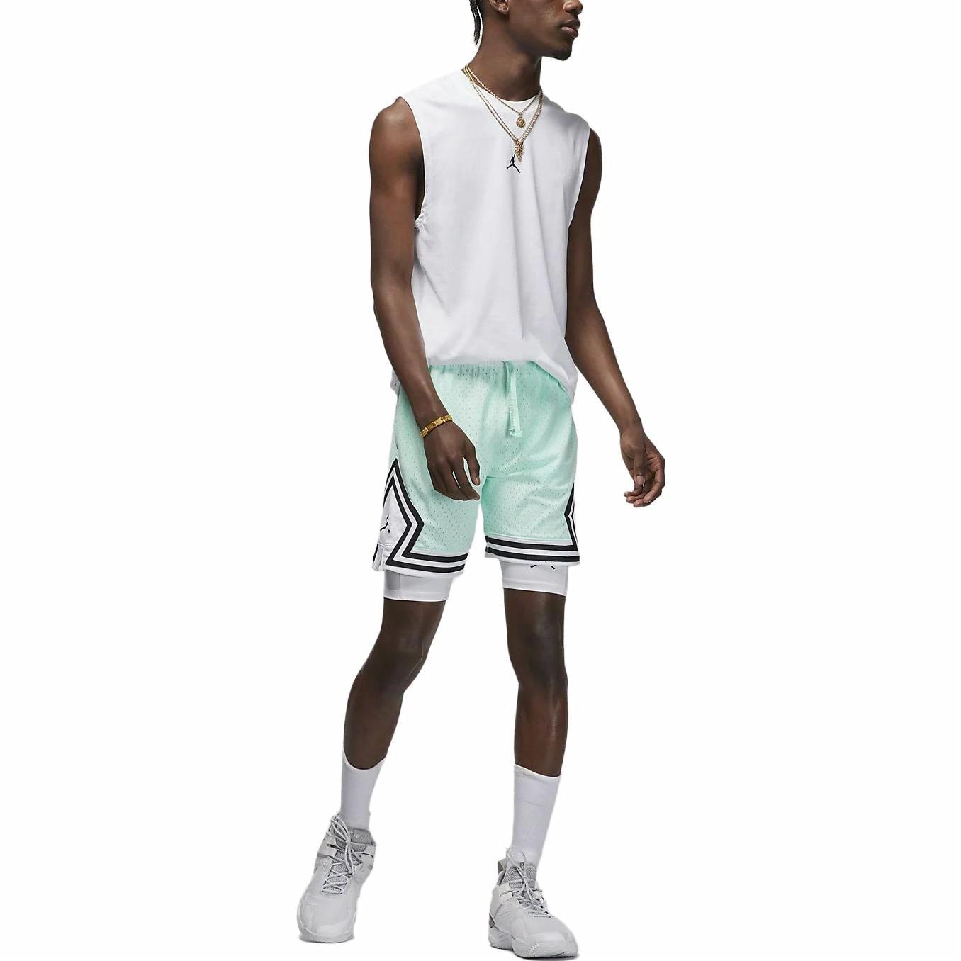 Jordan Sport Dri-FIT Logo Shorts White — фото 2
