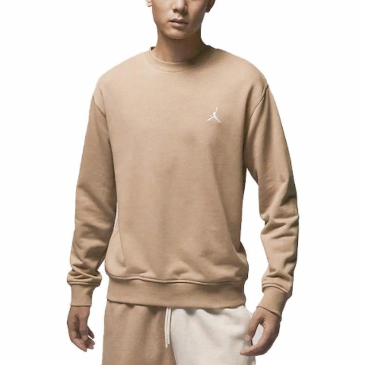 Jordan Essentials Khaki Crewneck Sweatshirt — фото 3
