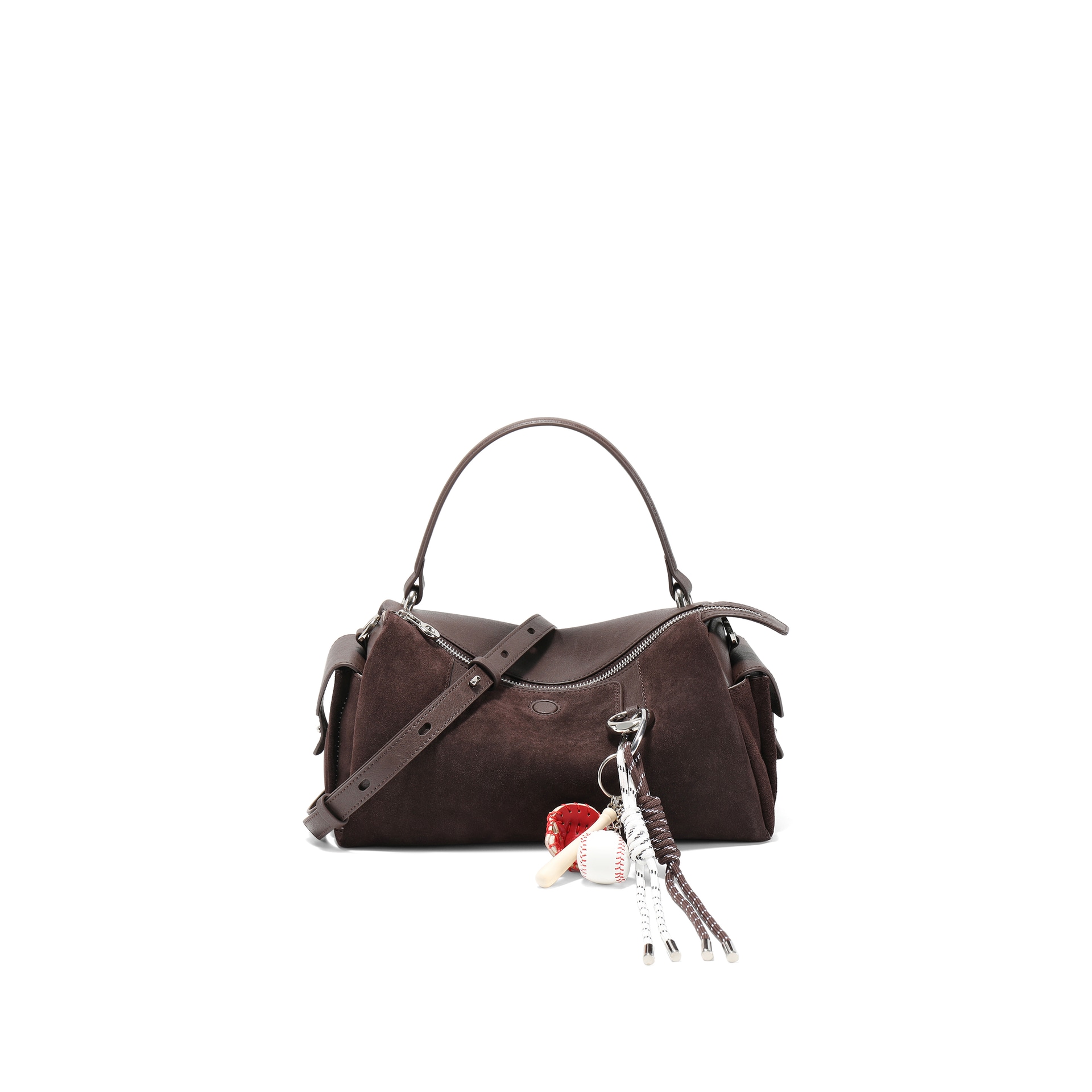 百丽 BELLE BELLE Boston Bag Brown