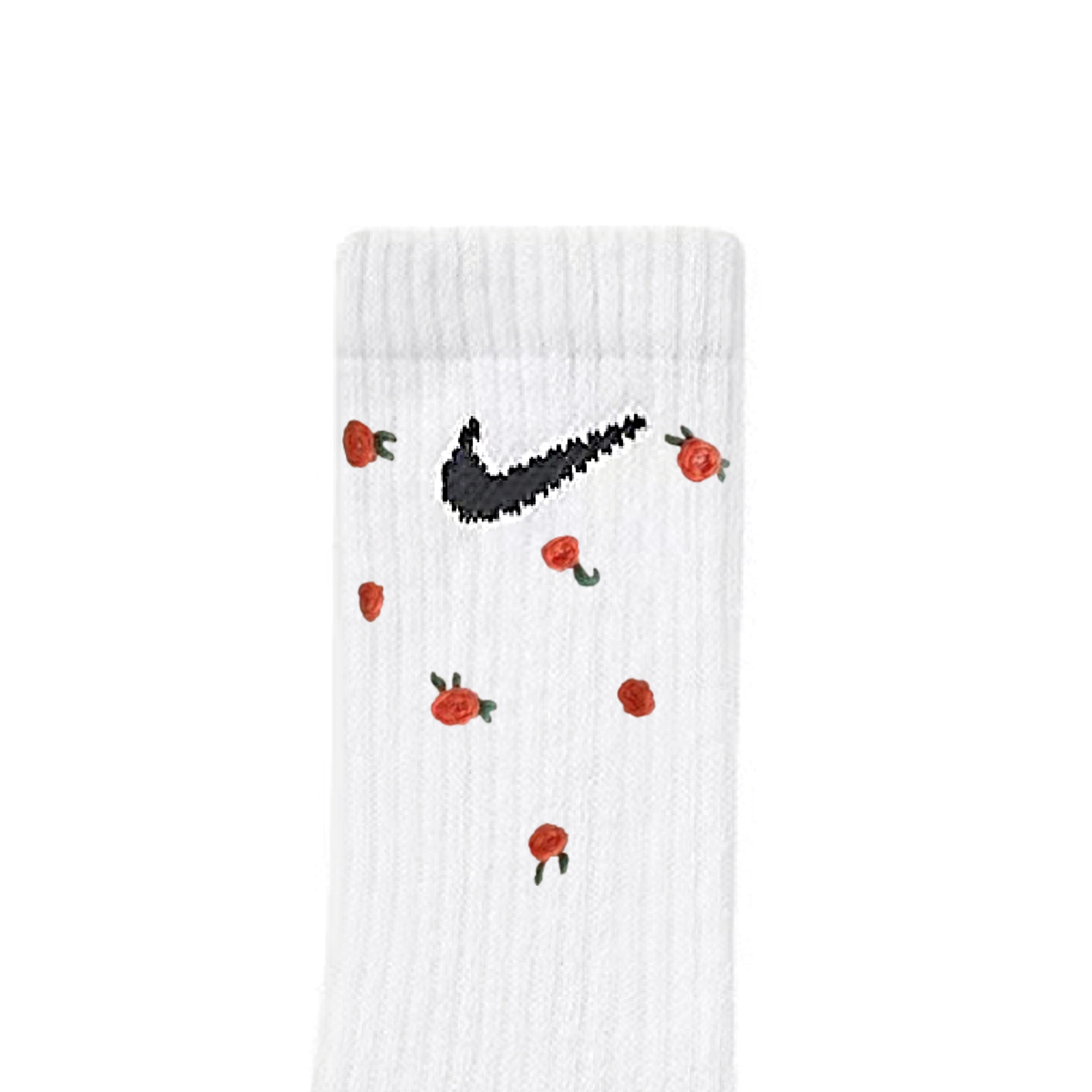 Nike Spring Blossom Embroidered Socks 3-Pack White — фото 2