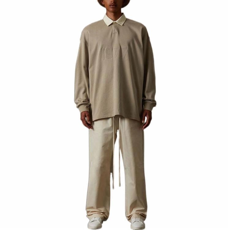 Fear Of God Essentials FW22 1977 Henley Rugby in Smoke LogoPolo — фото 1
